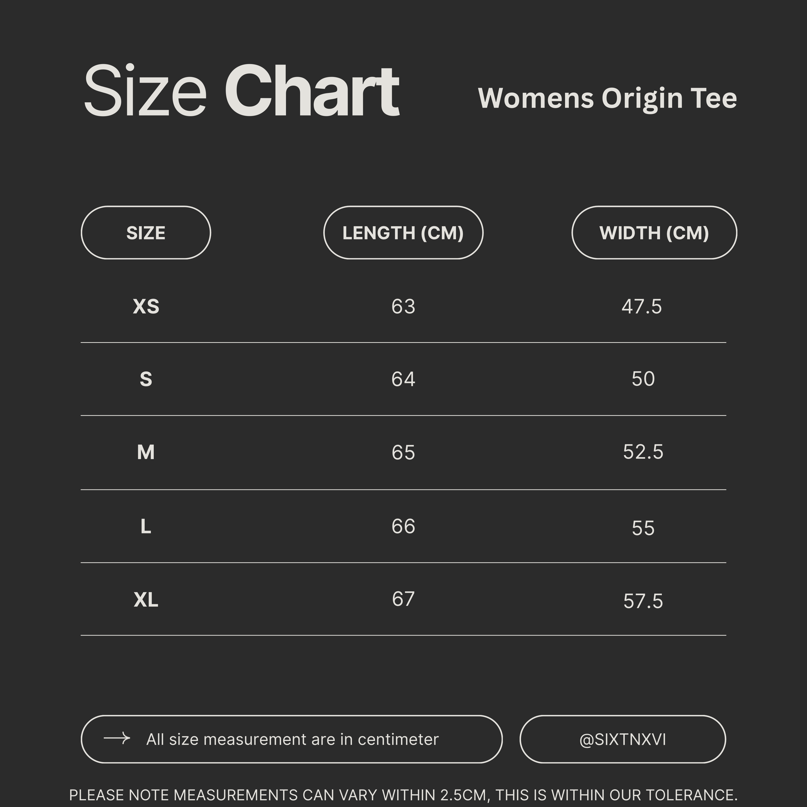 WOMENS ORIGIN TEE