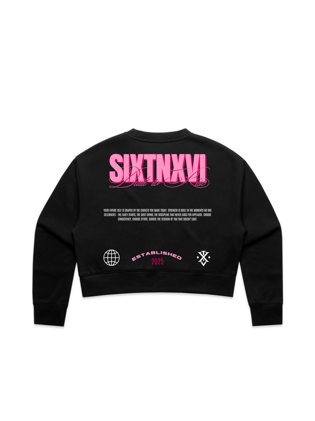 Womens Cropped Crew